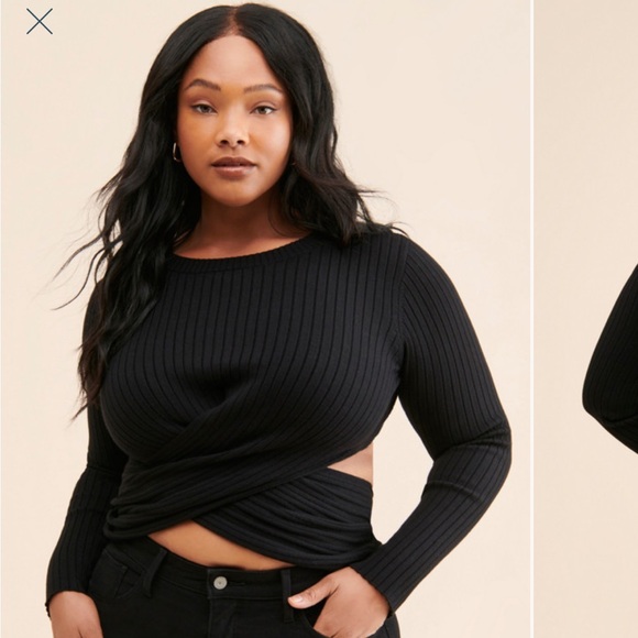 4th and Reckless Twist Crop Top - Picture 1 of 5